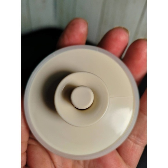 Tupperware Counterparts Vintage canister #1625 w/ 3 part lid #1249 #1213 almond - Picture 4 of 7